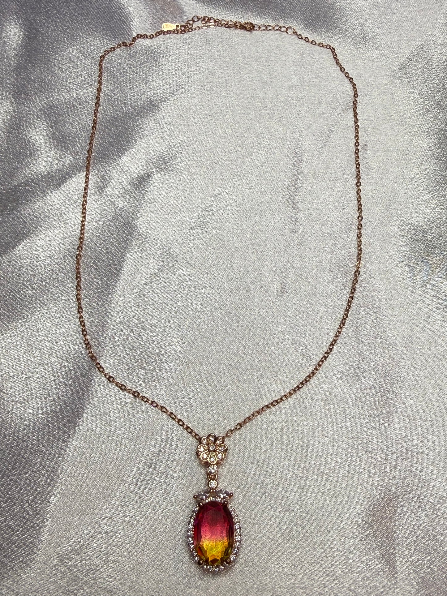 California Sunset Rose Gold-Plated Necklace