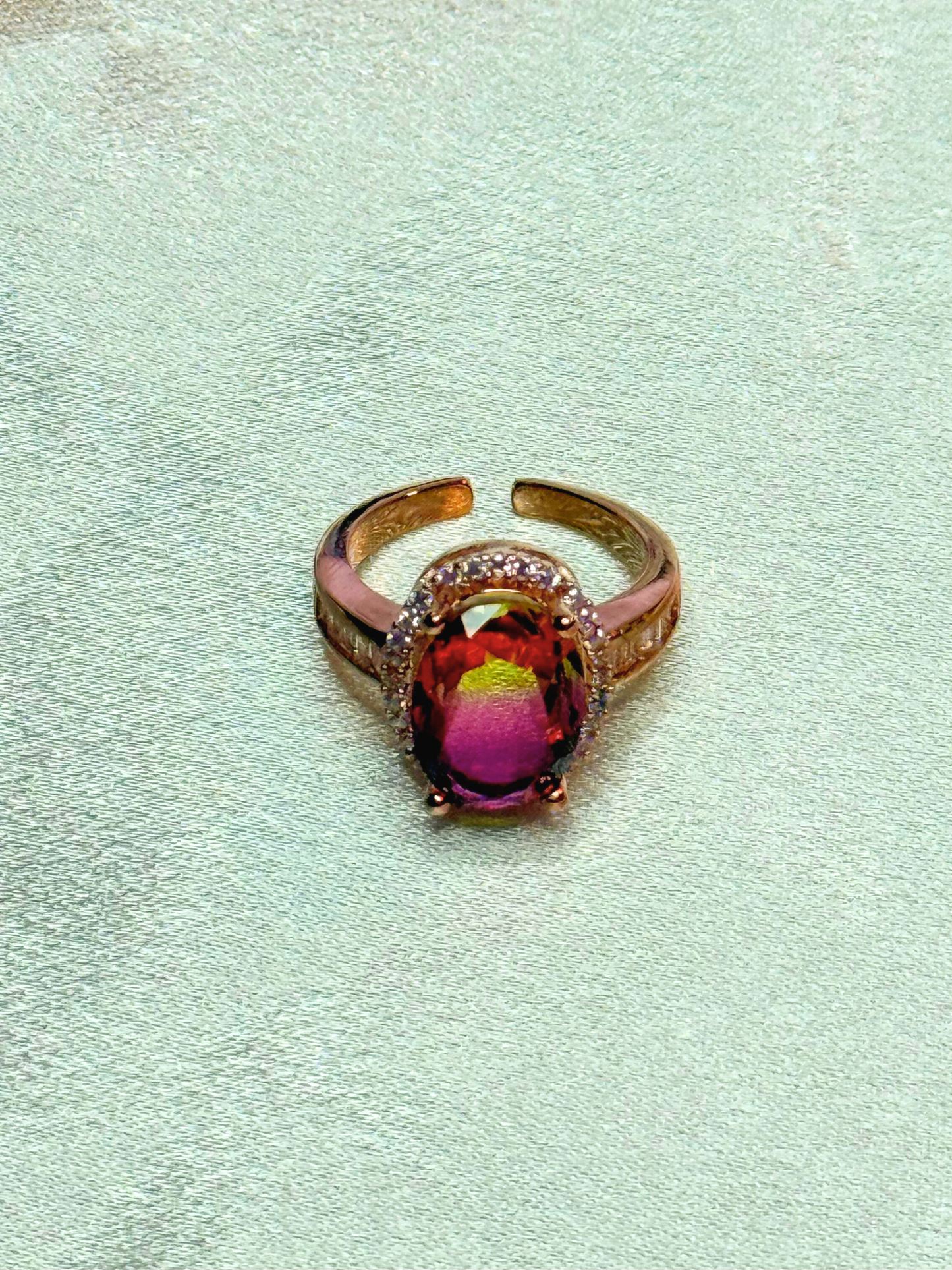 California Sunset Rose Gold-Plated Ring