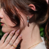 Ice Blossom Drop Earrings