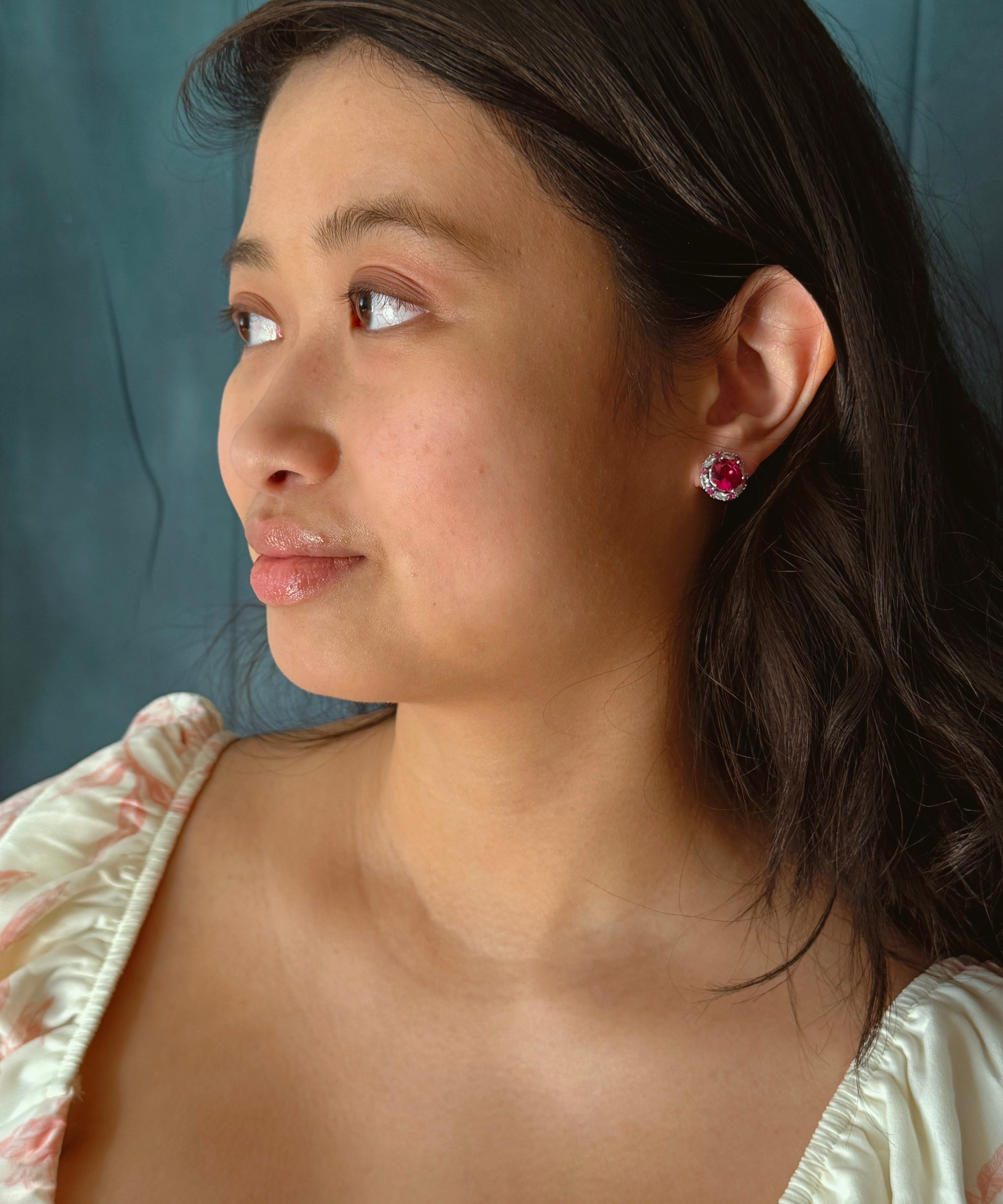 Starlit Crown Studs