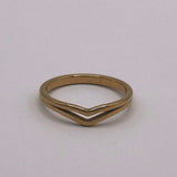 Delta Wave Stackable Ring – Gold Plated Stainless Steel