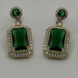 Emerald Gatsby Earrings