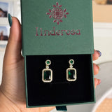 Emerald Gatsby Earrings