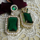 Emerald Gatsby Earrings