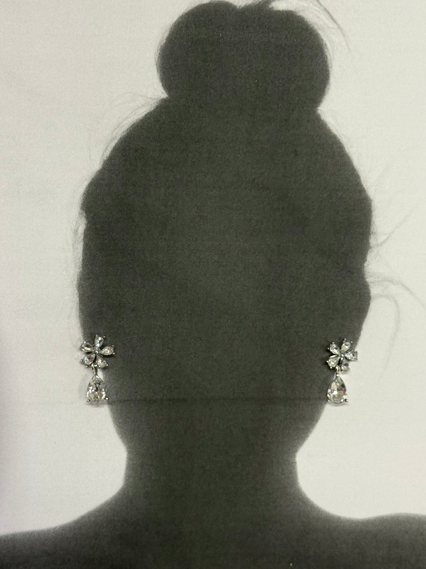 Ice Blossom Drop Earrings