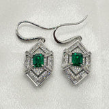 art deco dangle earrings