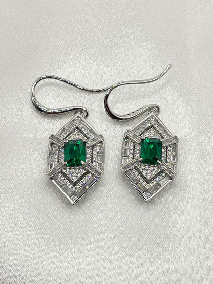 art deco dangle earrings