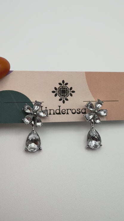 Ice Blossom Drop Earrings
