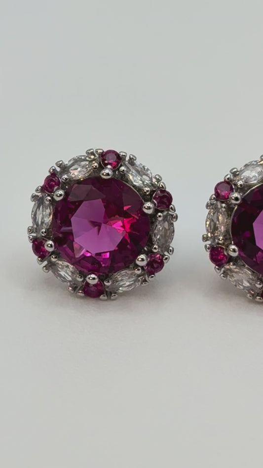 Starlit Crown Studs